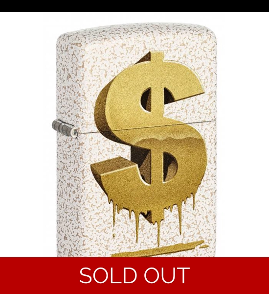 Dripping Dollar Sign Zippo Lighter